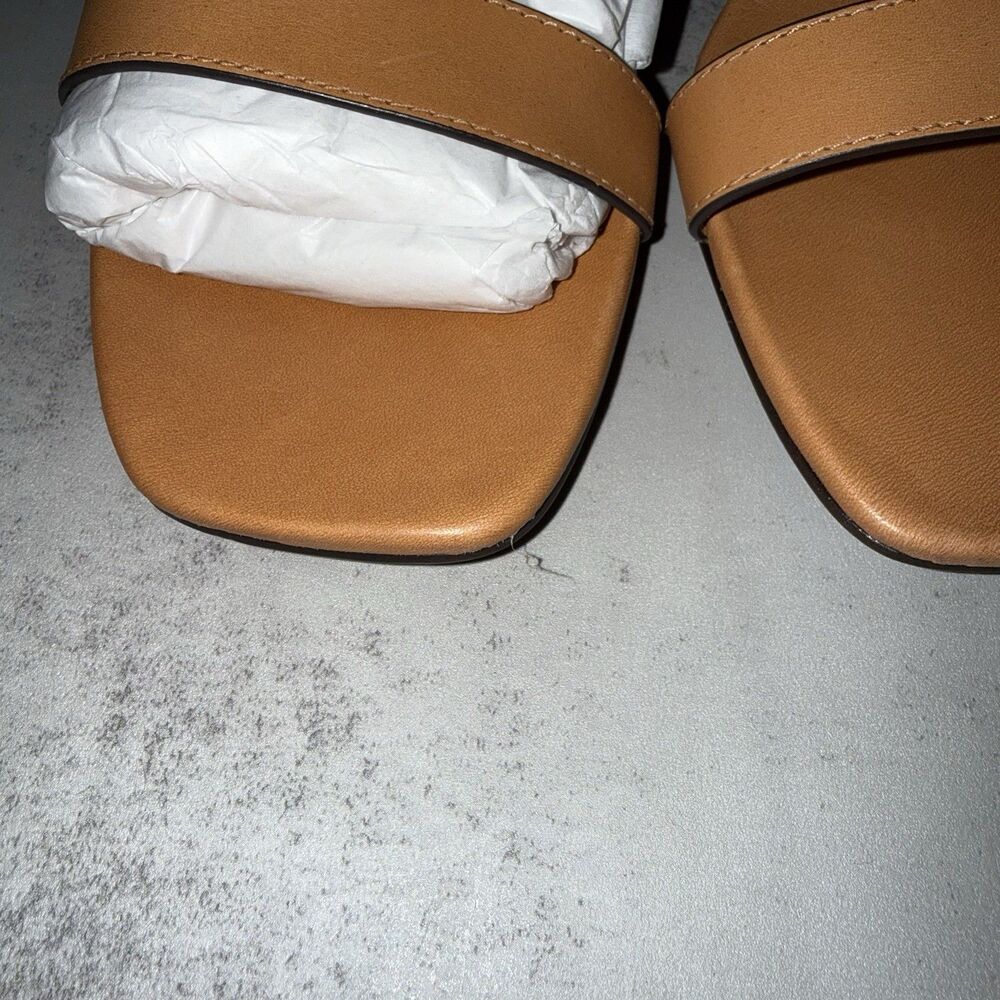 Tory Burch Ines Sandal 55mm Camello Calf Leather $325 MSRP - Picture 6 of 14